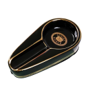 Bärbar keramik cigarrask 120x68x25 mm Praktiskt verktyg för cigarrer Rökning av tobak Cigaretthållare 8