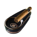 Bärbar keramik cigarrask 120x68x25 mm Praktiskt verktyg för cigarrer Rökning av tobak Cigaretthållare 2