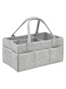 Bärbar skötväska med invändiga avdelare 38 x 23 x 18 cm Praktisk förvaringslåda för baby Inga tillbehör 5