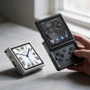 Bärbar spelkonsol med Android och vridbar fyrkantig IPS-skärm 3,5" 720 x 720 med processor T618 och Wi-Fi för emulatorer och retrospel 5