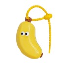 Bärbar tandborsthållare 9x4 cm Reseskydd Plast Söt bananformad hållare för tandborste Vandring Camping 4