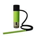 Bärbar vattenpipa reseset 25 cm silikon akryl mini vatten bong för bil hållare för muggar för resor camping 4