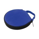 Bärbart fodral för 20 CD- och DVD-skivor Oxfordtyg 16,5 cm Zip-box Skivhållare för bil och hem Förvaringsväska med spänne 5