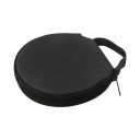 Bärbart fodral för 20 CD- och DVD-skivor Oxfordtyg 16,5 cm Zip-box Skivhållare för bil och hem Förvaringsväska med spänne 3