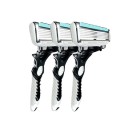 Barberkniv med rustfrit stålhoved 3 stk. 1