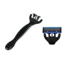 Barberkniv med tolv udskiftningshoveder 3