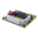 Barcelonan jalkapallostadionin rakennussarja 3500 osaa 27,5 x 7,5 cm Yksityiskohtainen stadionmalli Luovia rakennussarjoja jalkapallofaneille ja keräilijöille 2