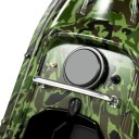 Barco de cebado GPS negro con capacidad de 500 m y 1,5 kg, control de velocidad, retorno a casa, luces LED nocturnas 2