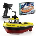 Barco RC 23,5 x 9,7 x 14,5 cm Barco elétrico 8 km/h Controlo remoto 50 m Bateria de lítio 3,7 V 600 mAh Carregamento USB Brinquedo à prova 5
