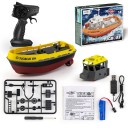 Barco RC 23,5 x 9,7 x 14,5 cm Barco elétrico 8 km/h Controlo remoto 50 m Bateria de lítio 3,7 V 600 mAh Carregamento USB Brinquedo à prova 2