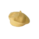 Baret de iarnă tricotat pentru copii 1–3 ani Baret cald din poliester uni pentru copii Căciulă moale de iarnă stil francez 4