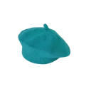 Baret de Inverno Tricotado para Crianças 1–3 Anos Baret de Poliéster Liso e Quente para Crianças Gorro de Inverno Macio Estilo Francês 2