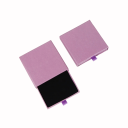 Barevné dárkové krabičky se zásuvkou 8×8×2 cm, kartonové šperkovnice s výsuvným šuplíkem a pěnovou výplní, na šperky 15