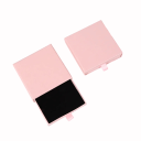 Barevné dárkové krabičky se zásuvkou 8×8×2 cm, kartonové šperkovnice s výsuvným šuplíkem a pěnovou výplní, na šperky 14