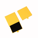 Barevné dárkové krabičky se zásuvkou 8×8×2 cm, kartonové šperkovnice s výsuvným šuplíkem a pěnovou výplní, na šperky 20