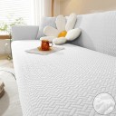 Barevný elastický potah na sedačku 145–180 cm Jacquard potah na dvousedačku obývací pokoj protiskluzový pratelný 7