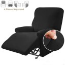 Barevný potah na relaxační křeslo ze 4 dílů z elastického hladkého materiálu 9