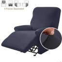 Barevný potah na relaxační křeslo ze 4 dílů z elastického hladkého materiálu 13