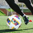 Barevný soutěžní fotbalový míč velikost 5 Profesionální tréninkový míč Vysoce elastický odolný míč proti opotřebení pro venkovní i halovou hru 3