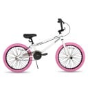 Barn BMX-cykel med stålram och vridstyrningssystem, 20 tum, skivbromsar, 6–14 år 4