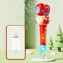 Barn elektrisk såpbubblepistol i dinosaurieform med flera pipor Automatisk bubbelproduktion 2
