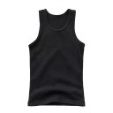 Barn t-shirt för pojkar och flickor 100% bomull och polyester Enfärgad sommar t-shirt utan ärmar med O-hals Bekväm i olika färger 2