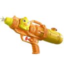 Barnens vattenpistol med kyckling 30 × 14 cm plastisk sprutleksak med tank för utomhus sommar vattenlekar 2