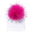 Barnens vintermössa med pompom J3027 5