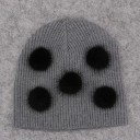 Barnhatt med pompoms Natasha 11