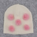 Barnhatt med pompoms Natasha 8