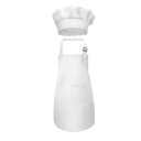 Barnkockförkläde 61 x 43 cm med mössa Matlagning för barn 7–13 år Förkläde för pojkar och flickor Kostym Liten kock Barnmatlagning set 6
