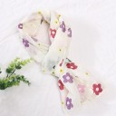 Barnscarf med blommor 1