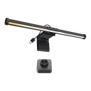 Barra de luz LED para monitor 44 cm Control remoto giratorio inalámbrico Luz cálida a fría Atenuación Soporte gravitacional USB Negro 1