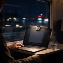 Barra de Luz LED para Notebook 18 cm Temporizador 60 minutos 3 temperaturas de cor Dimming suave Alimentação USB-C Preta Para viajar 4