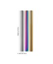 Barra magnética de doble cabeza 15 x 1,3 cm Imán fuerte Efecto ojo de gato Herramienta de acero inoxidable para decoración de uñas Imán 5