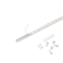 Barre à rideau autocollante forte 500 cm Nano barre coulissante silencieuse Montage supérieur et latéral en plastique Sans perçage Décoration universelle pour fenêtres 3