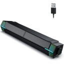 Barre de son pour ordinateur 2 pièces Bluetooth alimentation USB rétroéclairage RGB combinable et séparé horizontalement et verticalement 6,9 x 8,9 x 20,1 cm pour PC 5
