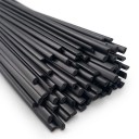 Barre di saldatura in plastica 40 pz Lunghezza 20 cm Diametro 3 mm Profilo triangolare Nero Per riparazioni di serbatoi in plastica paraurti e kayak 1