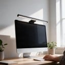 Barre lumineuse LED pour moniteur LYMAX L1 42 cm Contrôle tactile 3 températures de couleur Dimming Aluminium Alimentation USB-C Noir Pour le travail 2