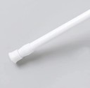 Barre télescopique 30–50 cm Sans perçage Barre métallique à ressort Barre réglable pour rideaux de douche et textiles légers 4