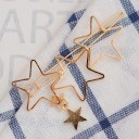 Barrette en or avec des étoiles 6