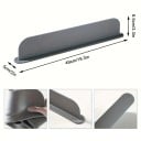 Barrière de protection pour évier 49 x 8,5 x 5 cm Barrière en silicone contre les éclaboussures Ventouses Stabilisation inférieure Barrière 5