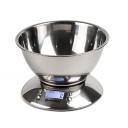Báscula de cocina con tazón de acero inoxidable 3