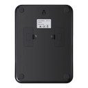 Báscula de cocina digital impermeable con pantalla LCD 10 kg / 0,1 g, acero inoxidable, negro-plata, para hornear y pesar alimentos 3