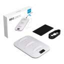 Base de carga para 3 baterías B100 con pantalla digital y carga rápida de 30 W en color blanco para la correa de cabeza VR S3 Pro 4