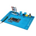 Base de silicone isolante térmico 450x300mm Antiestática ESD Base de trabalho para soldadura e reparação de placas de circuito do telefone 2