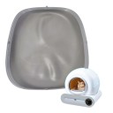 Base de substituição para a caixa de areia automática 39 x 37 cm Marcas MIN e MAX para enchimento de areia Pegas laterais para fixação Acabamento 2