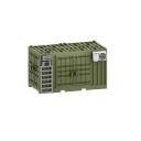 Base Militar Creativa 93 Pzs Campamento de Contenedores Torres de Vigilancia Arsenal Puestos de Mando Bloques de Modelo DIY Juguete de Construcción para Niños 2