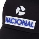 Baseballcap met geborduurde tekst Nacional en logo aan de voorkant en handtekening aan de zijkant verstelbaar unisex 9