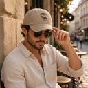 Baseballkappe mit Kamel-Druck und dem Schriftzug Camel Mirage im gewaschenen Vintage-Look verstellbar unisex 3